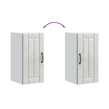 Pensile da Cucina Lucca Grigio Cemento in Legno Multistrato - homemem39