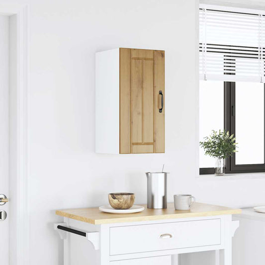 Pensile da Cucina Lucca Rovere Artigianale in Legno Multistrato - homemem39