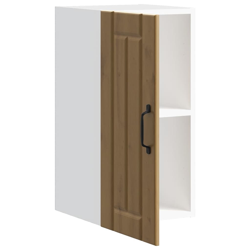 Pensile da Cucina Lucca Rovere Artigianale in Legno Multistrato - homemem39