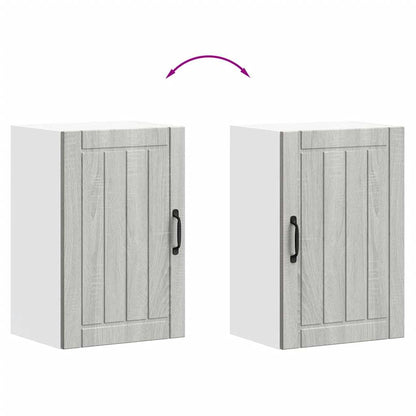 Pensile da Cucina Lucca Grigio Sonoma in Legno Multistrato - homemem39