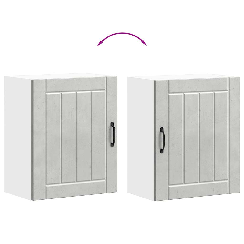 Pensile da Cucina Lucca Grigio Cemento in Legno Multistrato - homemem39