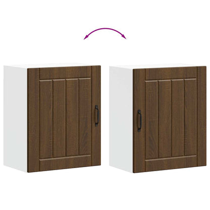 Pensile da Cucina Lucca Rovere Marrone in Legno Multistrato - homemem39