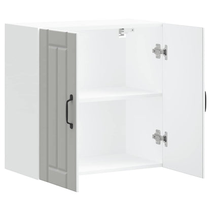 Pensile da Cucina Lucca Bianco in Legno Multistrato - homemem39