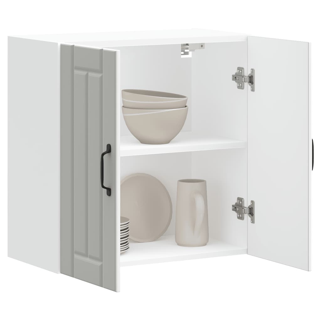 Pensile da Cucina Lucca Bianco in Legno Multistrato - homemem39