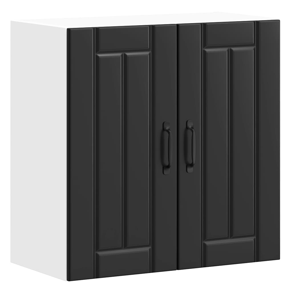 Pensile da Cucina Lucca Nero in Legno Multistrato - homemem39