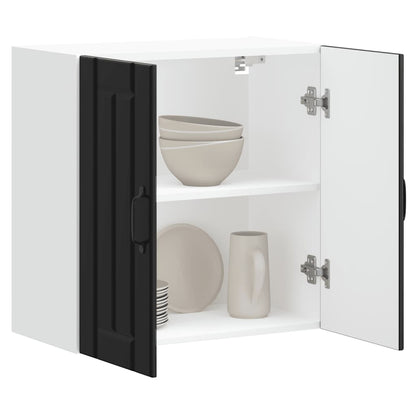 Pensile da Cucina Lucca Nero in Legno Multistrato - homemem39