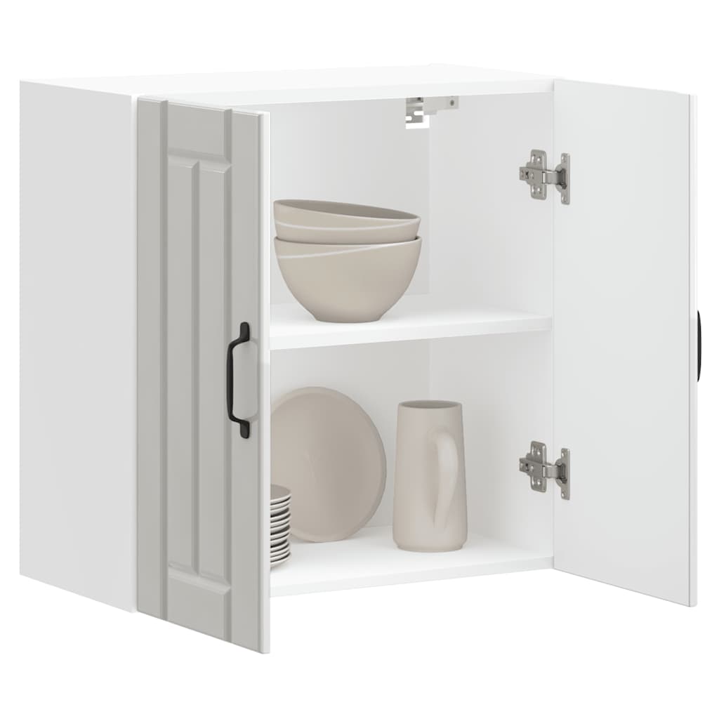 Pensile da Cucina Lucca Bianco Lucido in Legno Multistrato - homemem39