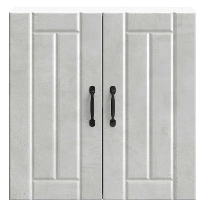 Pensile da Cucina Lucca Grigio Cemento in Legno Multistrato - homemem39