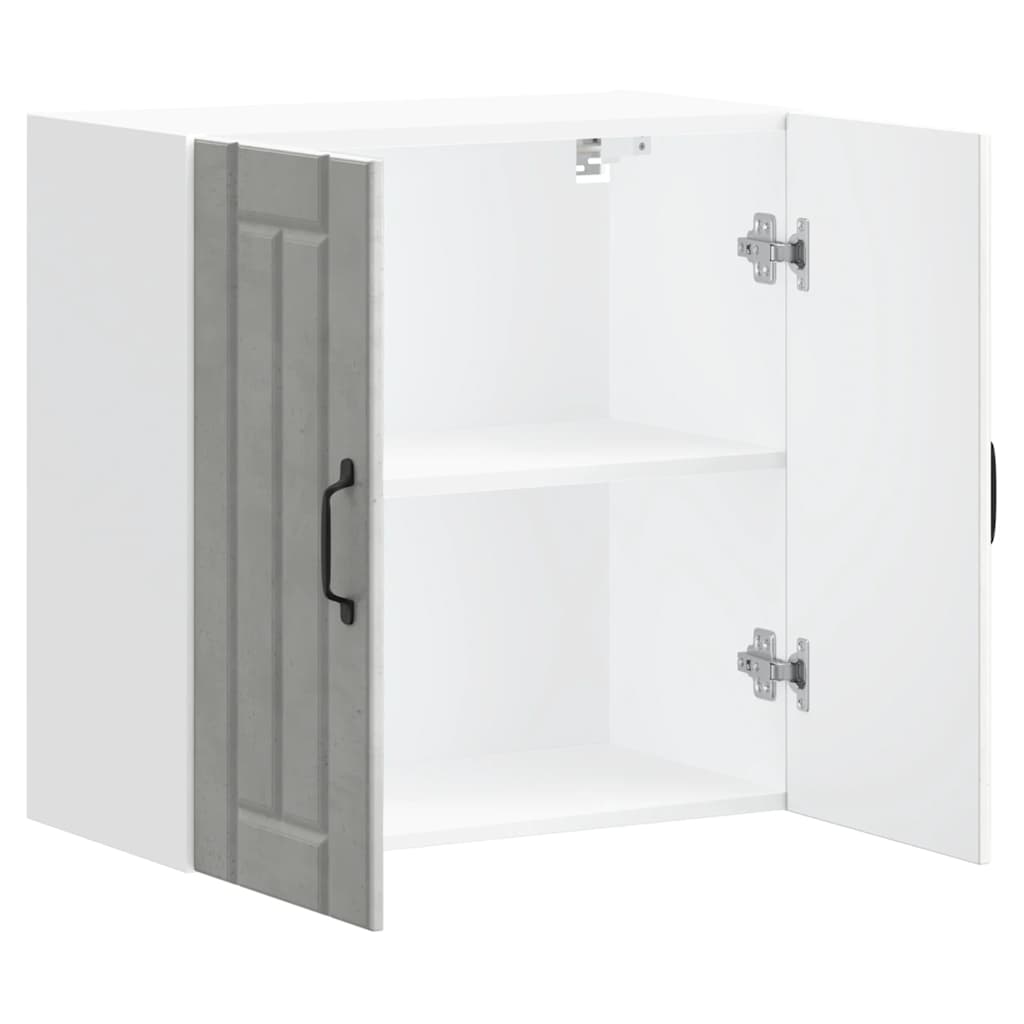 Pensile da Cucina Lucca Grigio Cemento in Legno Multistrato - homemem39