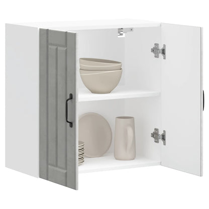 Pensile da Cucina Lucca Grigio Cemento in Legno Multistrato - homemem39