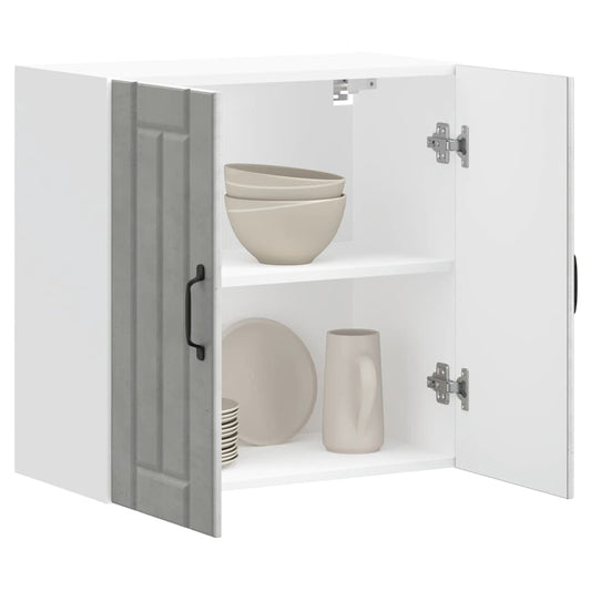 Pensile da Cucina Lucca Grigio Cemento in Legno Multistrato - homemem39