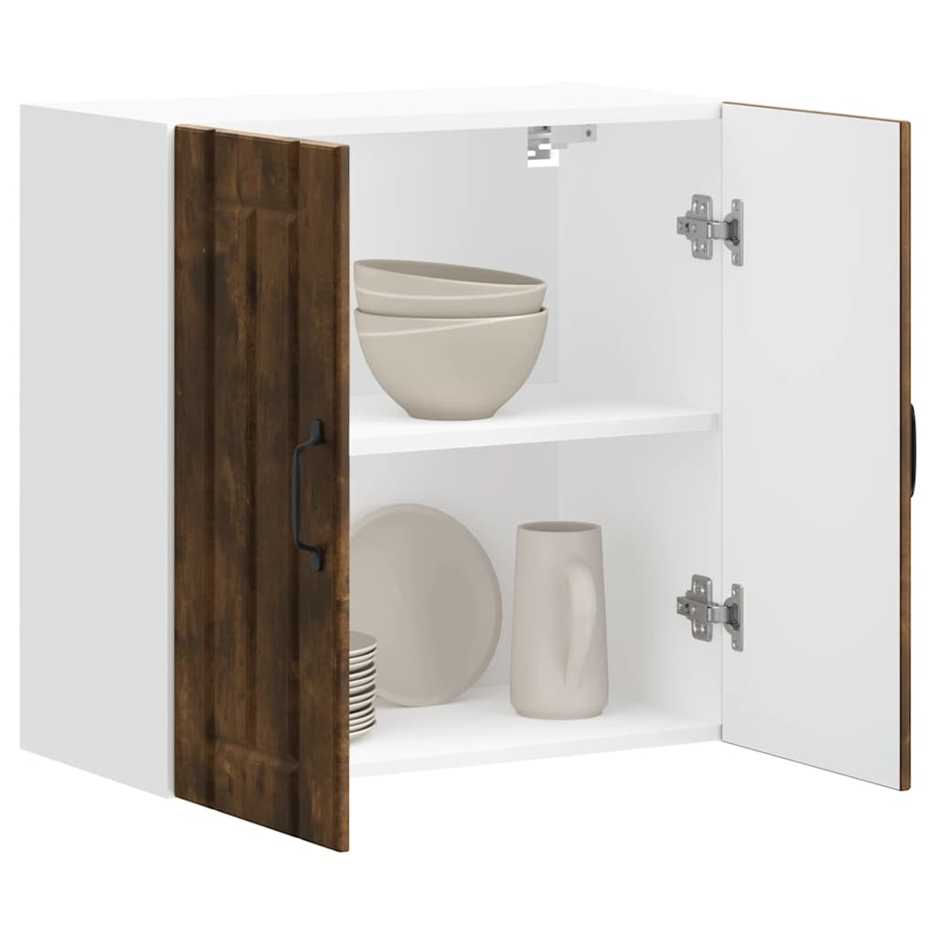 Pensile da Cucina Lucca Rovere Fumo in Legno Multistrato - homemem39