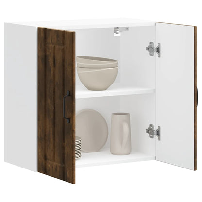 Pensile da Cucina Lucca Rovere Fumo in Legno Multistrato - homemem39