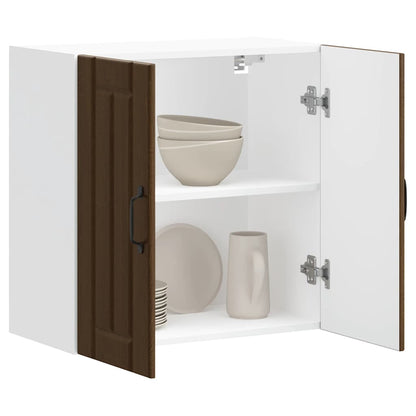 Pensile da Cucina Lucca Rovere Marrone in Legno Multistrato - homemem39