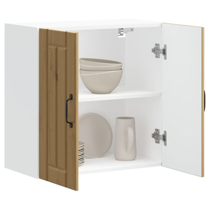 Pensile da Cucina Lucca Rovere Artigianale in Legno Multistrato - homemem39