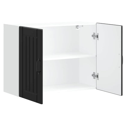 Pensile da Cucina Lucca Nero in Legno Multistrato - homemem39