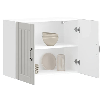 Pensile da Cucina Lucca Bianco Lucido in Legno Multistrato - homemem39