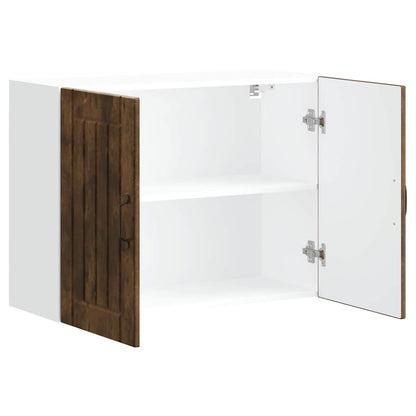 Pensile da Cucina Lucca Rovere Fumo in Legno Multistrato - homemem39