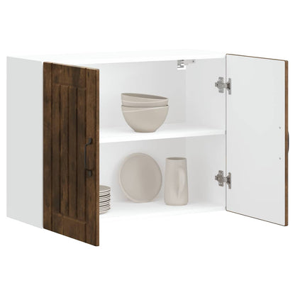 Pensile da Cucina Lucca Rovere Fumo in Legno Multistrato - homemem39