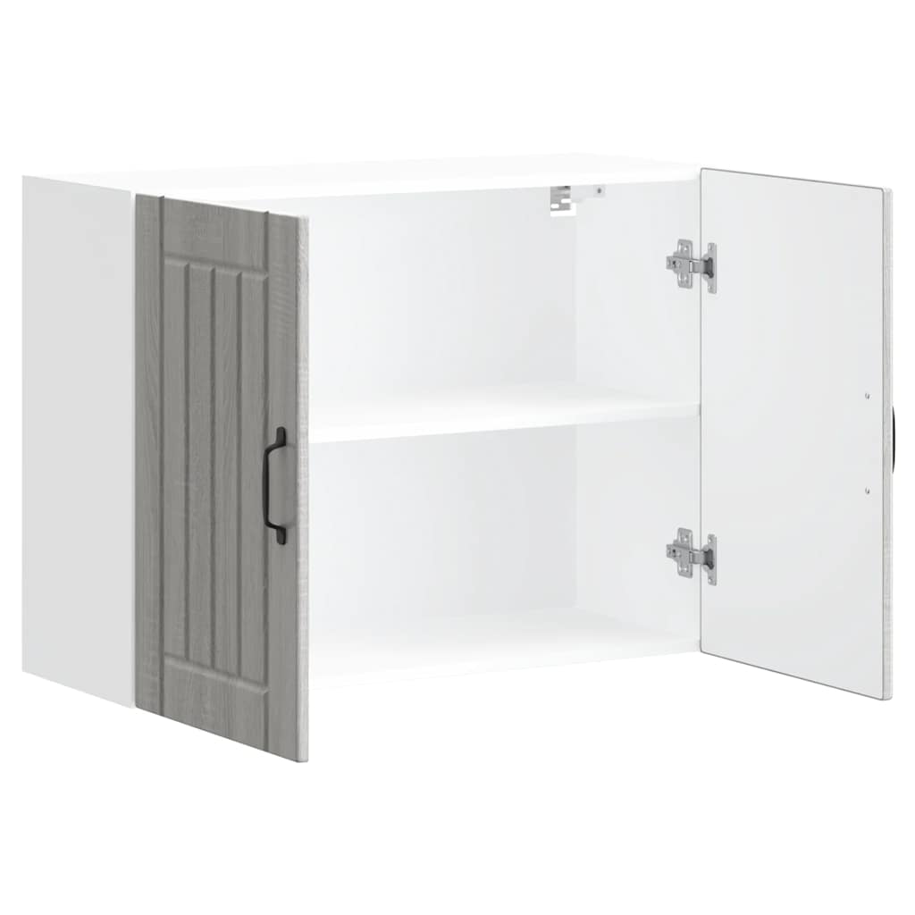 Pensile da Cucina Lucca Grigio Sonoma in Legno Multistrato - homemem39