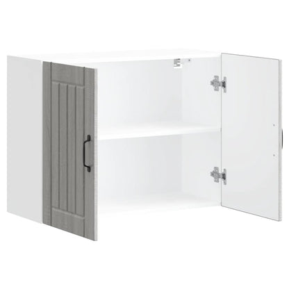 Pensile da Cucina Lucca Grigio Sonoma in Legno Multistrato - homemem39