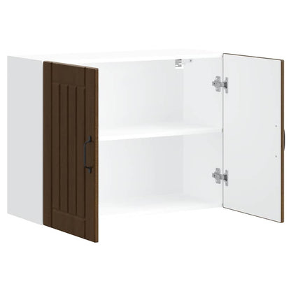 Pensile da Cucina Lucca Rovere Marrone in Legno Multistrato - homemem39