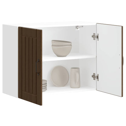 Pensile da Cucina Lucca Rovere Marrone in Legno Multistrato - homemem39