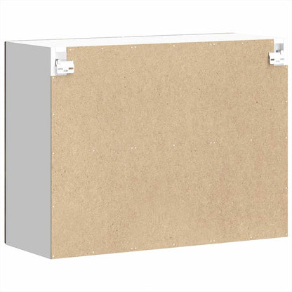 Pensile da Cucina con Porta in Vetro Lucca Rovere Fumo - homemem39