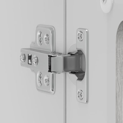 Pensile da Cucina con Porta in Vetro Lucca Grigio Sonoma - homemem39