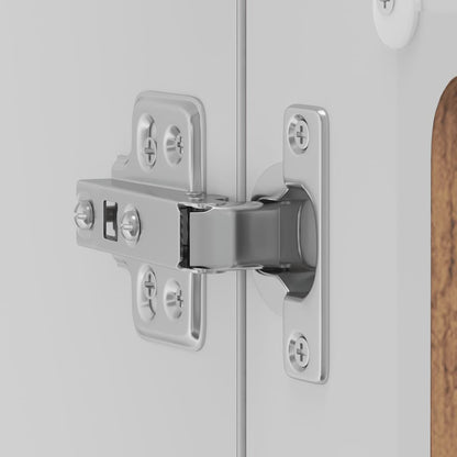 Pensile da Cucina con Porta in Vetro Lucca Legno Vecchio - homemem39