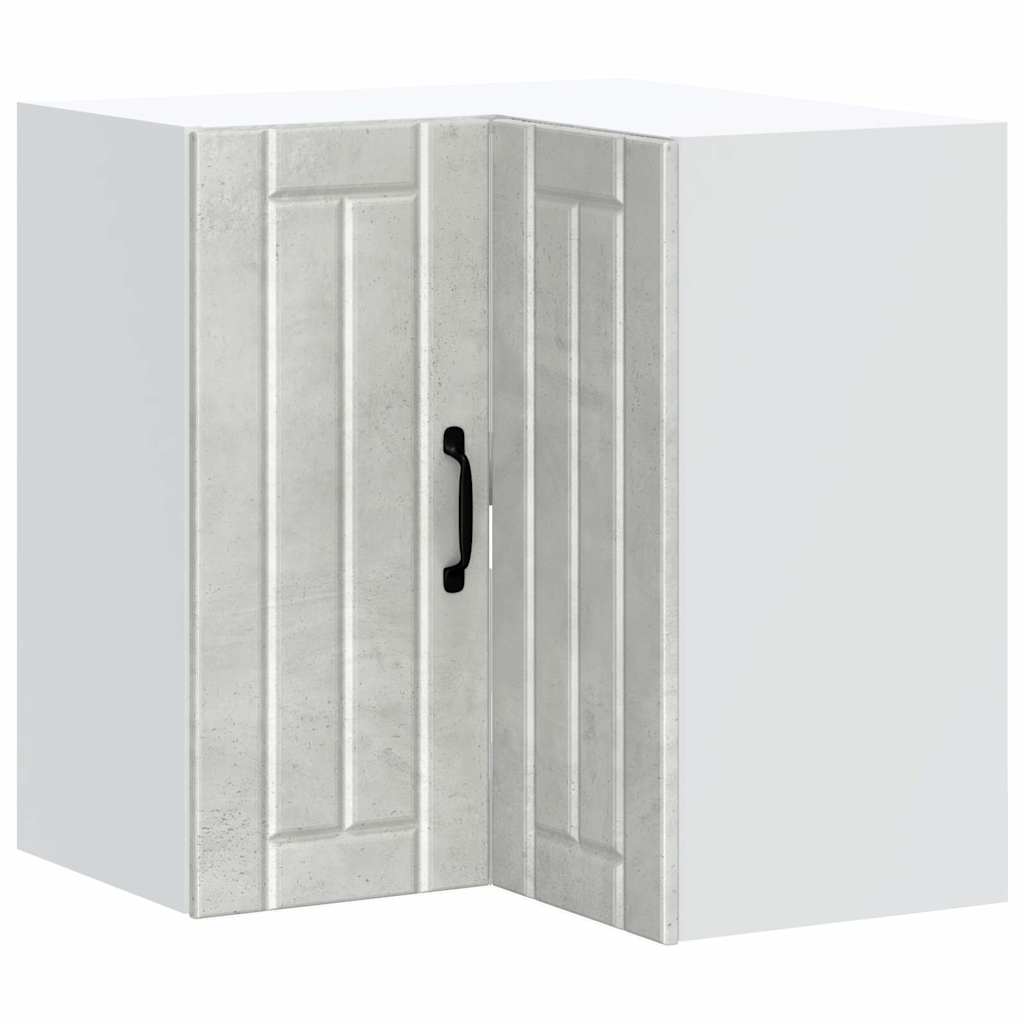 Pensile da Cucina ad Angolo Lucca Grigio Cemento in Truciolato - homemem39