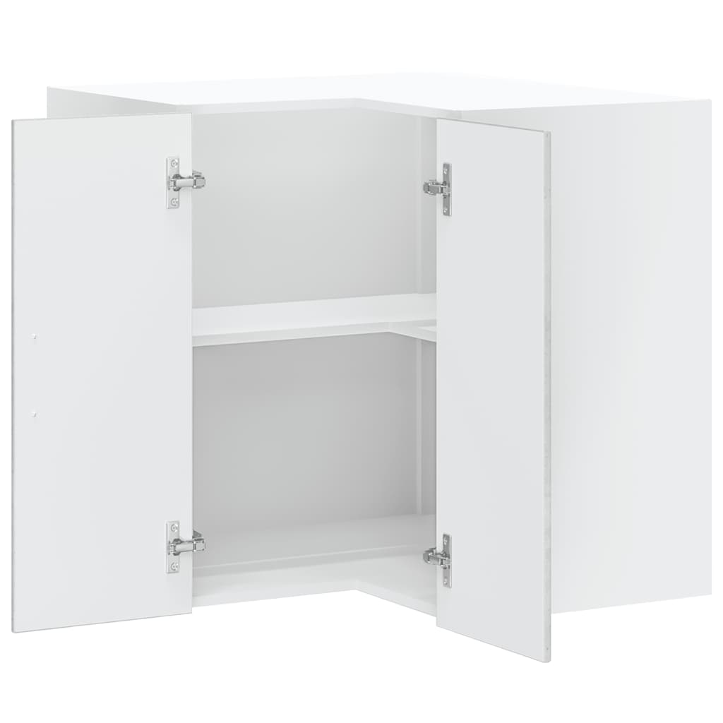 Pensile da Cucina ad Angolo Lucca Grigio Cemento in Truciolato - homemem39