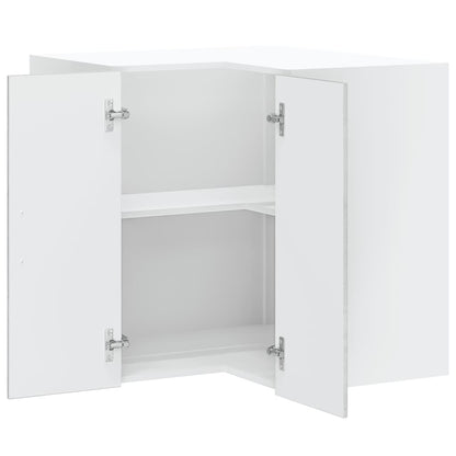 Pensile da Cucina ad Angolo Lucca Grigio Cemento in Truciolato - homemem39