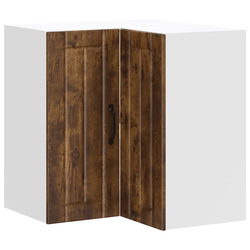 Pensile da Cucina ad Angolo Lucca Rovere Fumo Legno Multistrato - homemem39