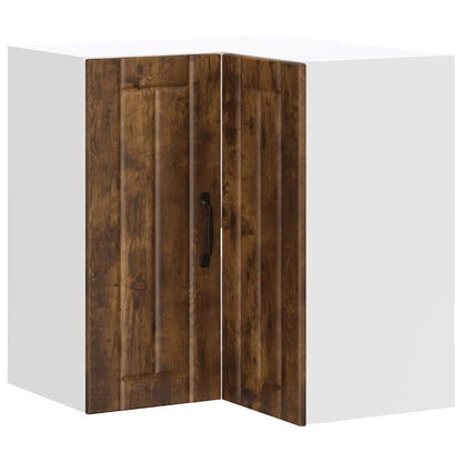 Pensile da Cucina ad Angolo Lucca Rovere Fumo Legno Multistrato - homemem39