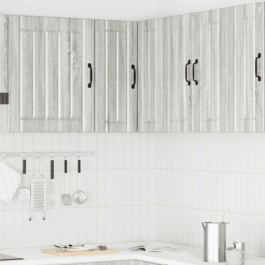 Pensile da Cucina ad Angolo Lucca Grigio Sonoma in Truciolato - homemem39