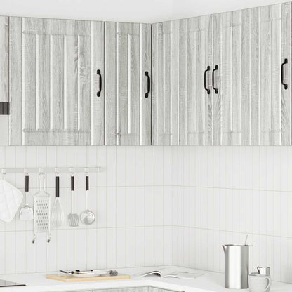 Pensile da Cucina ad Angolo Lucca Grigio Sonoma in Truciolato - homemem39