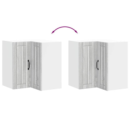 Pensile da Cucina ad Angolo Lucca Grigio Sonoma in Truciolato - homemem39