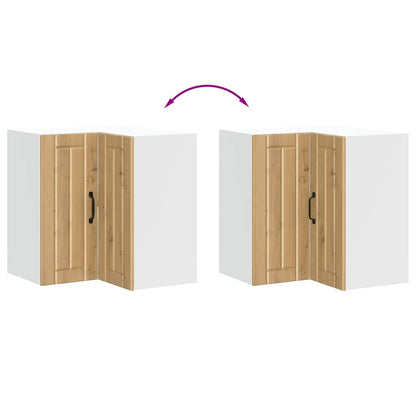 Pensile da Cucina ad Angolo Lucca Rovere Artigianale Truciolato - homemem39