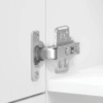 Armadio da Cucina Lucca Bianco Lucido in Legno Multistrato - homemem39