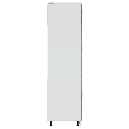 Armadio da Cucina Lucca Rovere Fumo in Legno Multistrato - homemem39