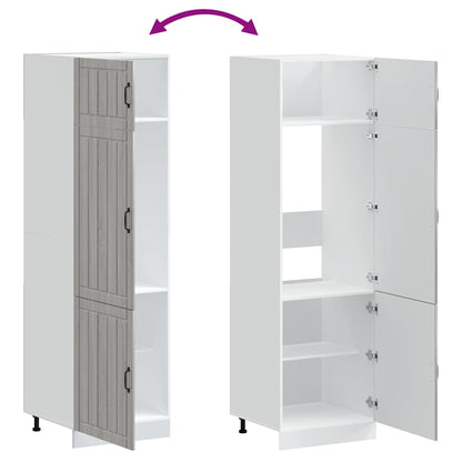 Armadio da Cucina Lucca Grigio Sonoma in Legno Multistrato - homemem39