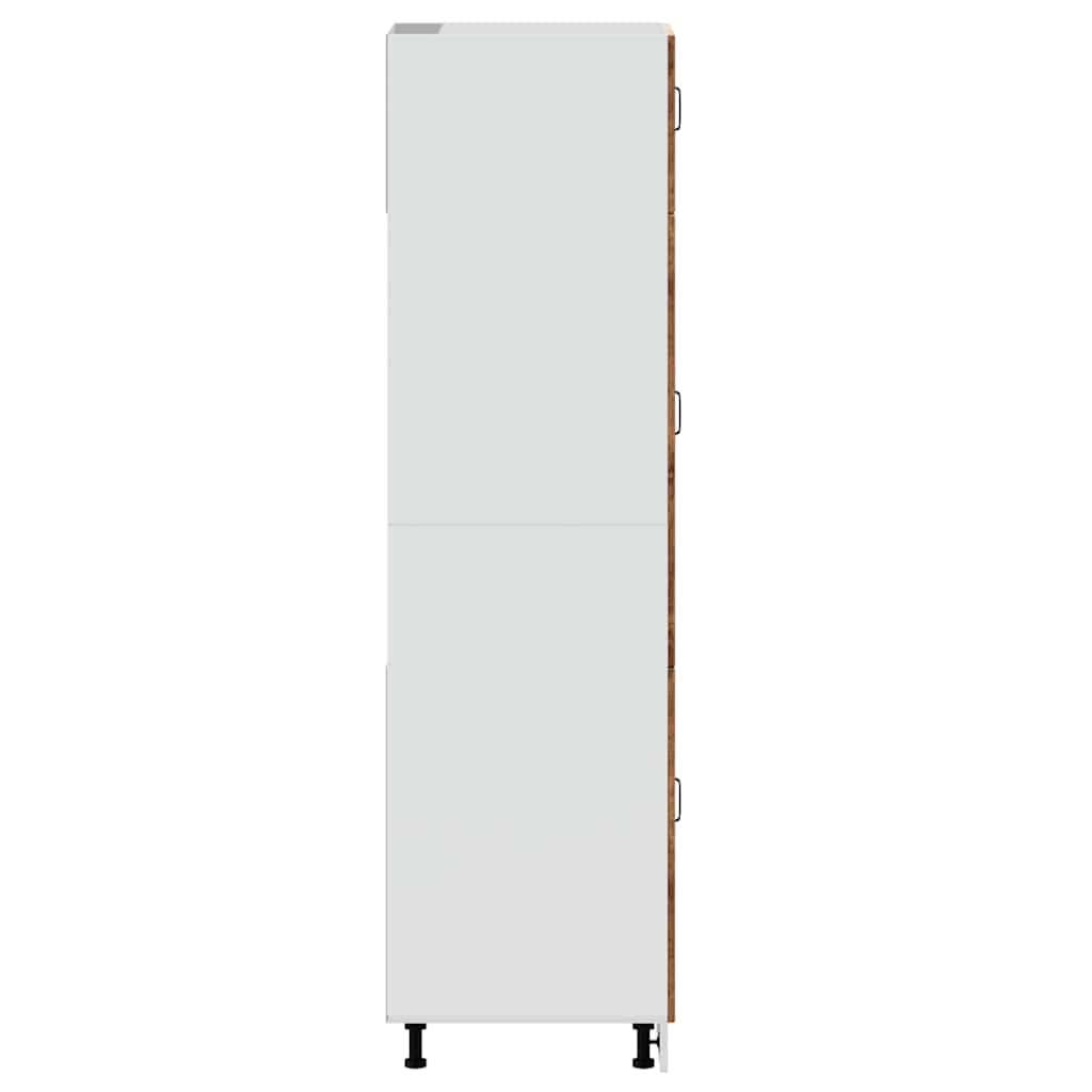 Armadio da Cucina Lucca Legno Vecchio in Legno Multistrato - homemem39