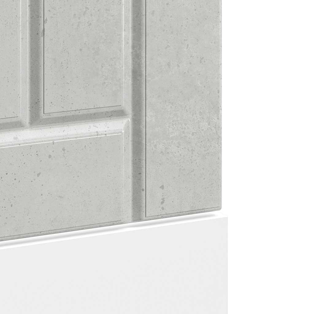 Pannello Lavastoviglie Lucca Grigio Cemento Legno Multistrato - homemem39