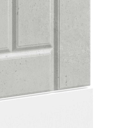 Pannello Lavastoviglie Lucca Grigio Cemento Legno Multistrato - homemem39