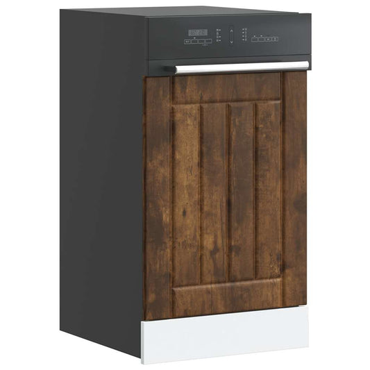 Pannello Lavastoviglie Lucca Rovere Fumo in Legno Multistrato - homemem39