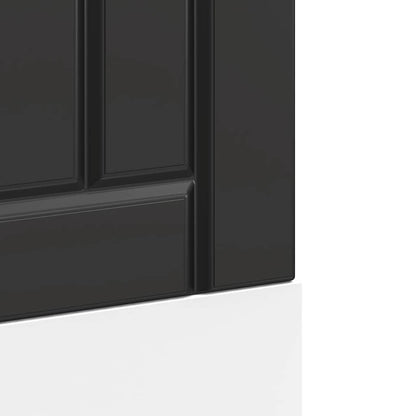 Pannello Lavastoviglie Lucca Nero in Legno Multistrato - homemem39