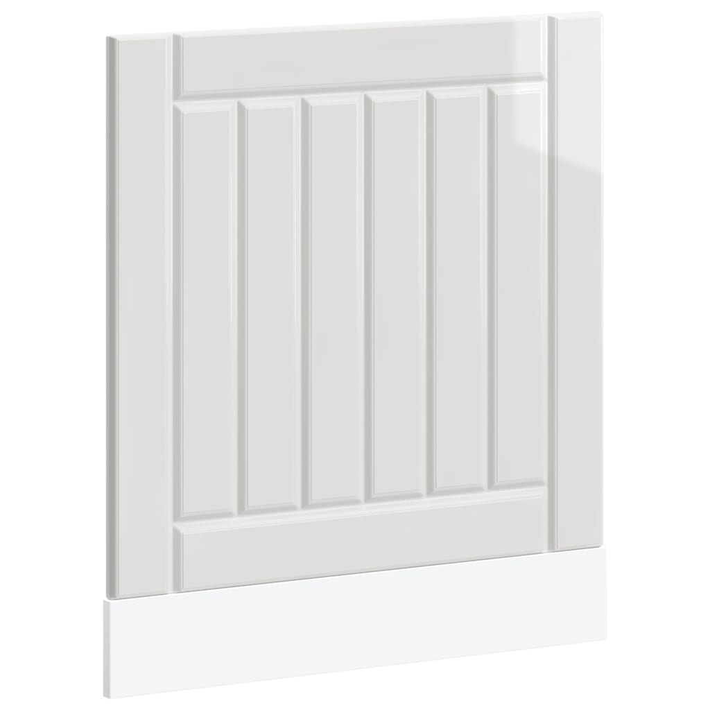 Pannello Lavastoviglie Lucca Bianco Lucido in Legno Multistrato - homemem39