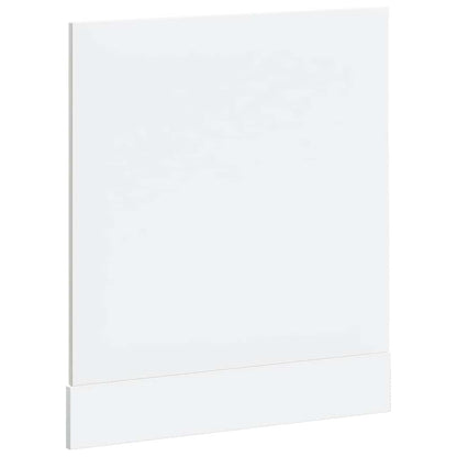 Pannello Lavastoviglie Lucca Bianco Lucido in Legno Multistrato - homemem39