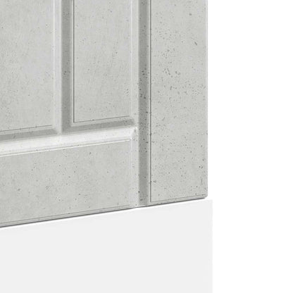 Pannello Lavastoviglie Lucca Grigio Cemento Legno Multistrato - homemem39